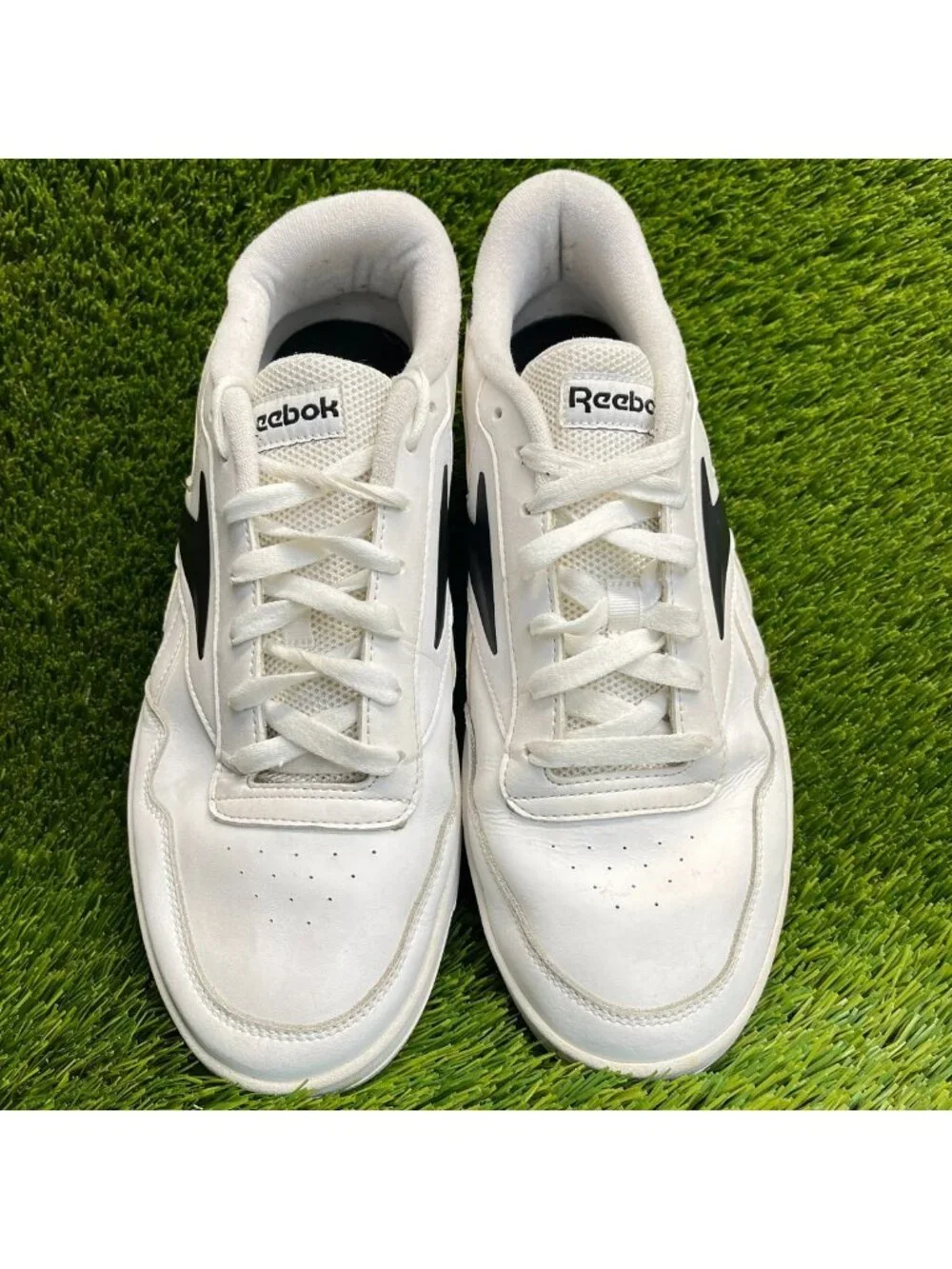 Reebok Royal Techque T Mens Size 13 White Black Athletic Tennis Shoes Sneakers
